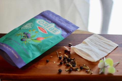 Oribe ネズラ・リンデン・ローズヒップのルーズリーフティー・茶葉 Oribe ネズラ・リンデン・ローズヒップのルーズリーフティー・茶葉